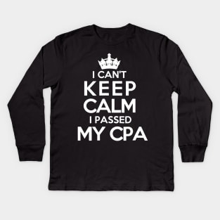 CPA Accountant Kids Long Sleeve T-Shirt